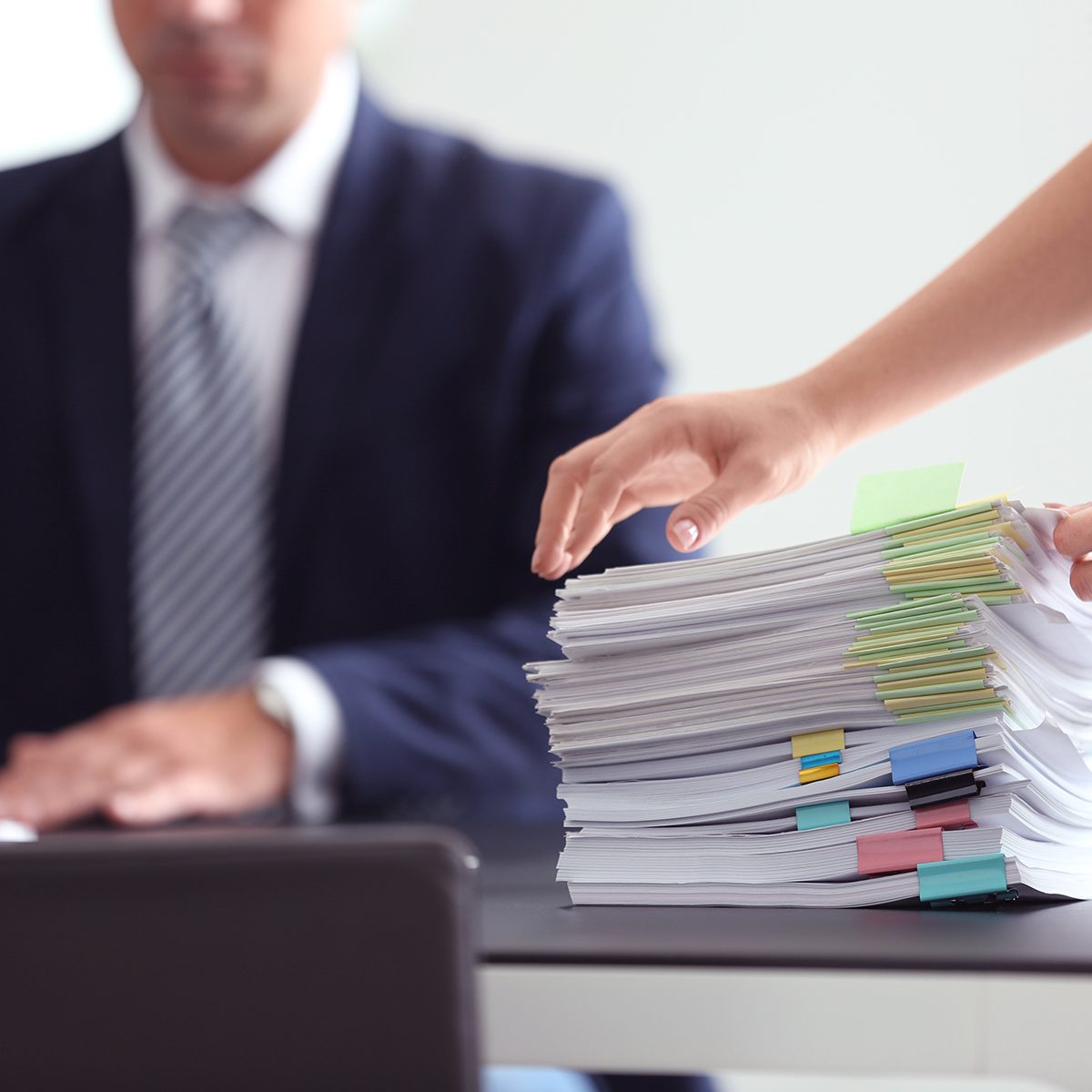 Stack of documents