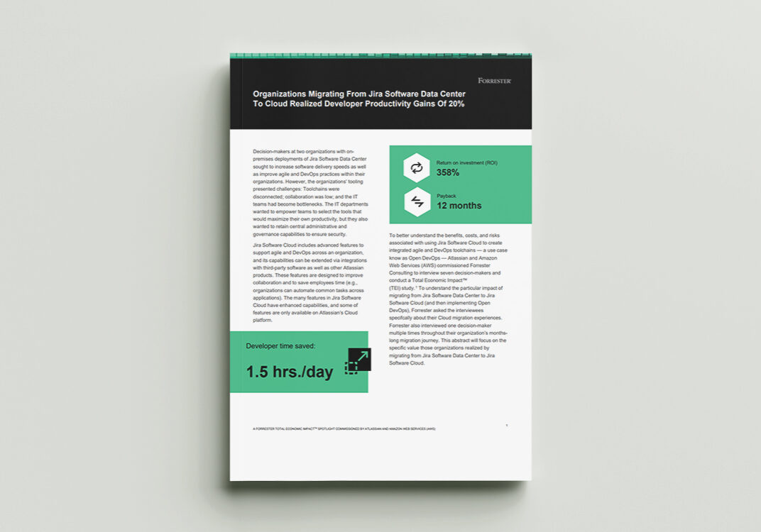 2021 Forrester_TEI Migrating From Jira Data Centre To Cloud